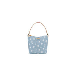 Le Roseau M Hobo bag Sky Blue - Canvas
