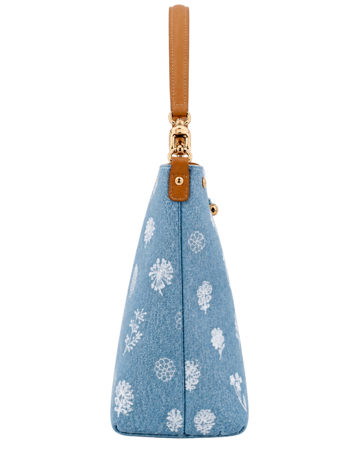 Le Roseau M Hobo bag Sky Blue - Canvas