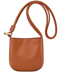Le Roseau S Crossbody bag Bark - Leather