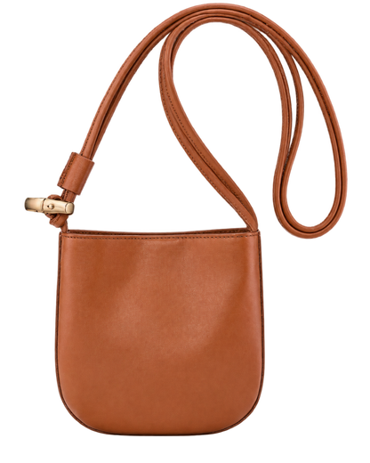 Le Roseau S Crossbody bag Bark - Leather