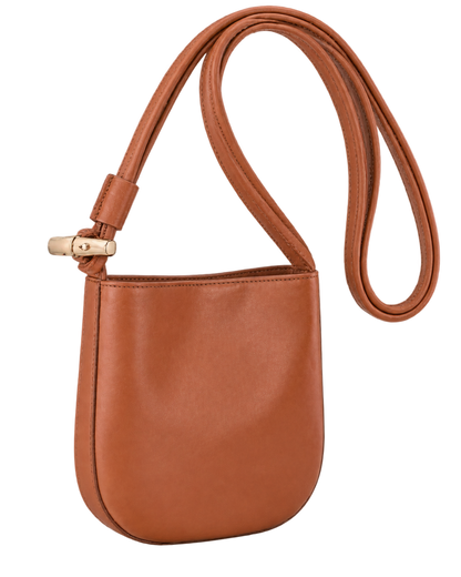 Le Roseau S Crossbody bag Bark - Leather