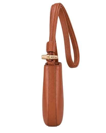 Le Roseau S Crossbody bag Bark - Leather