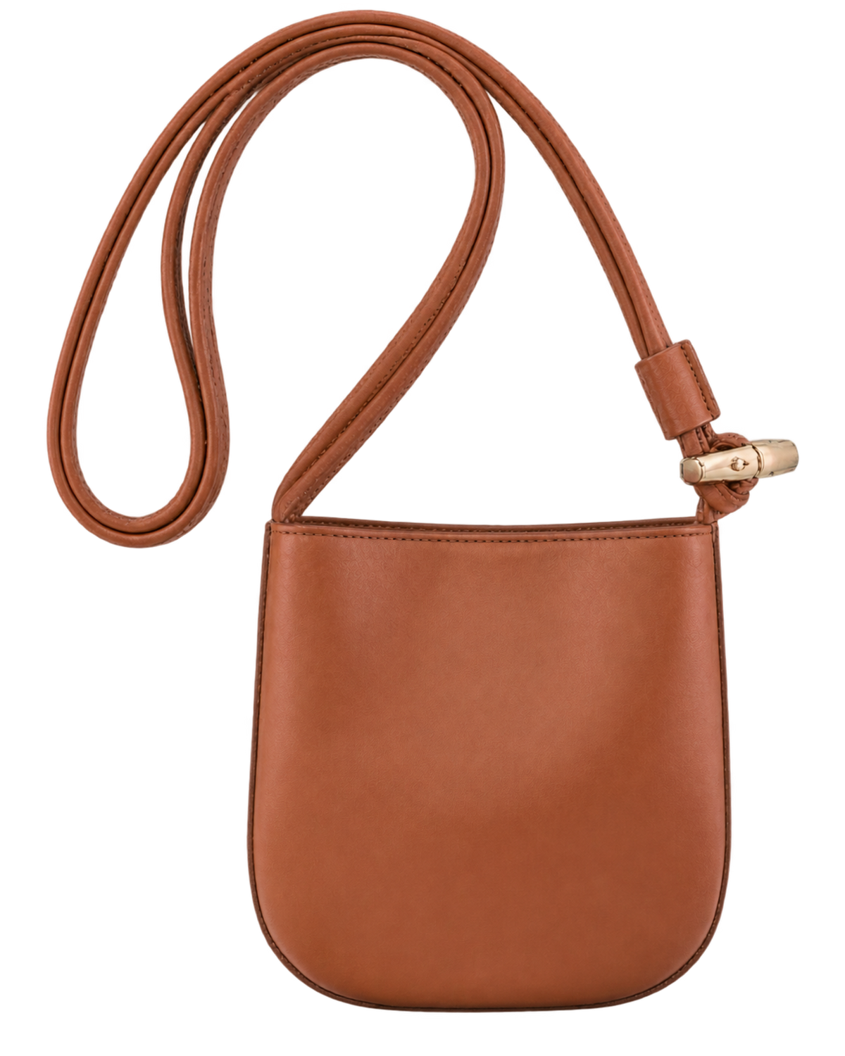 Le Roseau S Crossbody bag Bark - Leather