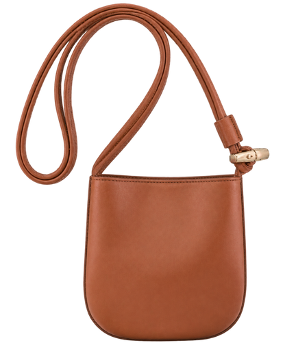 Le Roseau S Crossbody bag Bark - Leather