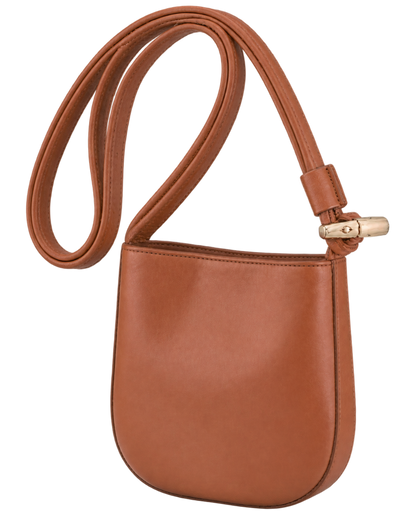 Le Roseau S Crossbody bag Bark - Leather