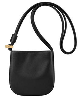 Le Roseau S Crossbody bag Black - Leather