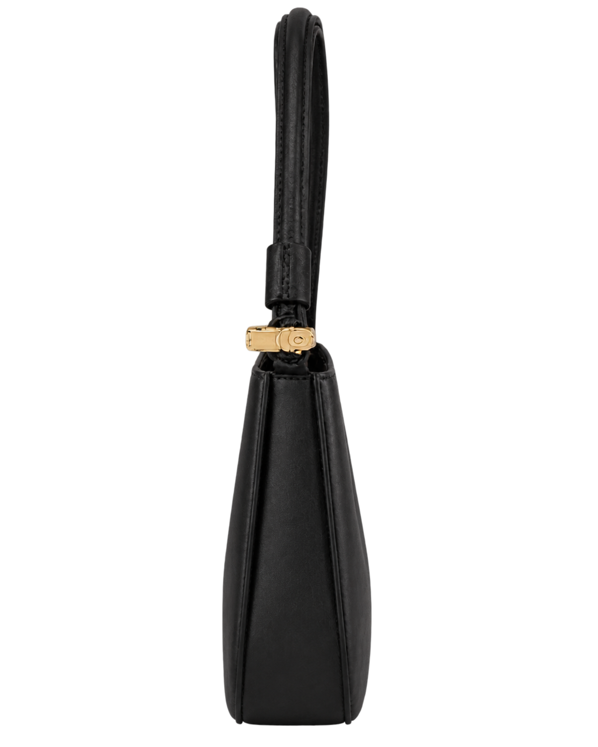 Le Roseau S Crossbody bag Black - Leather