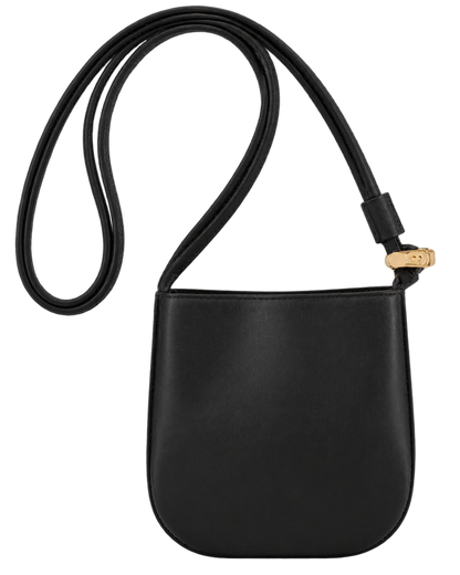 Le Roseau S Crossbody bag Black - Leather