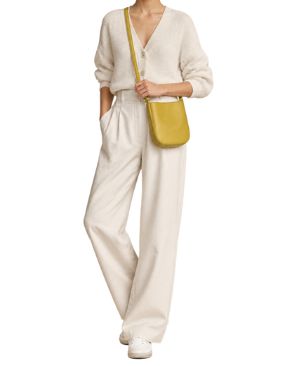 Le Roseau S Crossbody bag Ginger - Leather