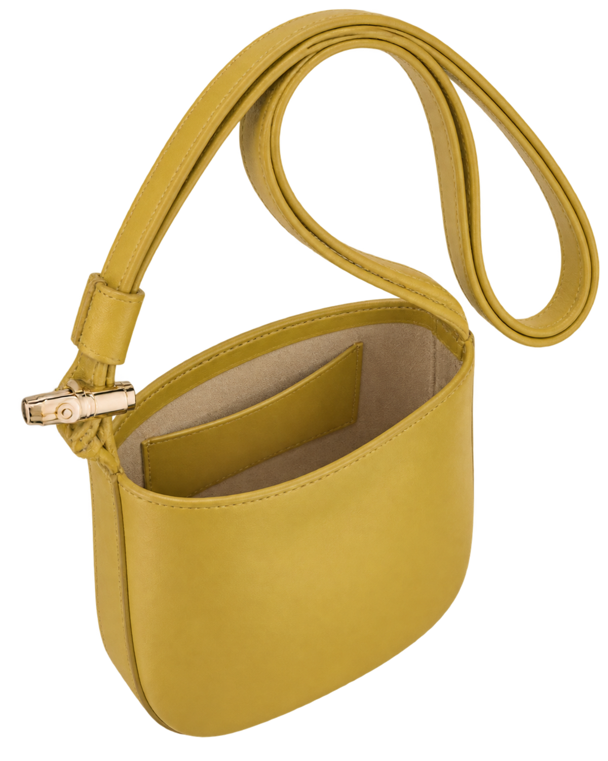 Le Roseau S Crossbody bag Ginger - Leather