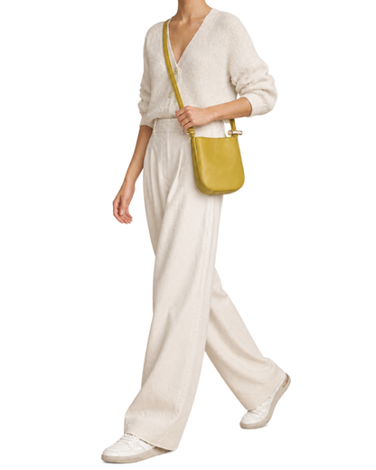 Le Roseau S Crossbody bag Ginger - Leather