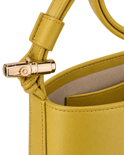Le Roseau S Crossbody bag Ginger - Leather