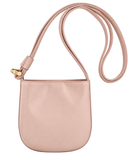 Le Roseau S Crossbody bag Petal Pink - Leather