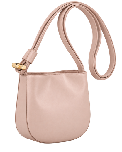 Le Roseau S Crossbody bag Petal Pink - Leather