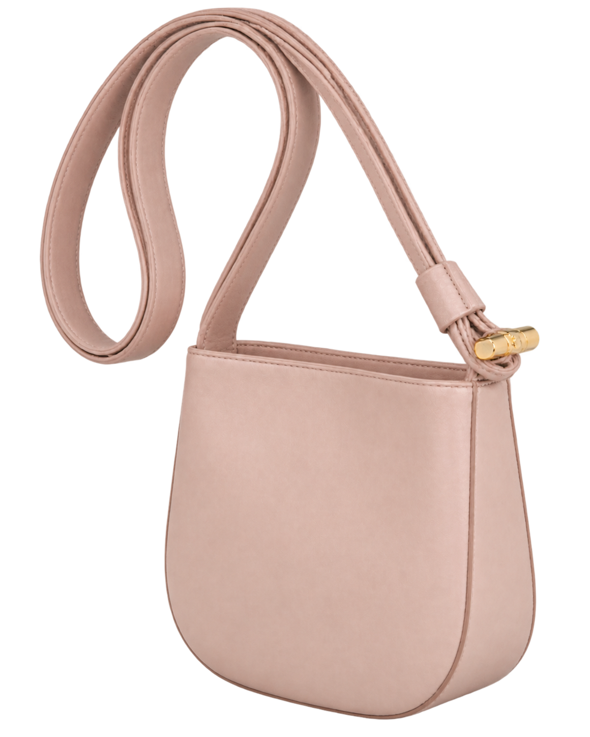 Le Roseau S Crossbody bag Petal Pink - Leather