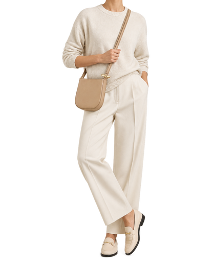 Le Roseau S Crossbody bag Root - Leather