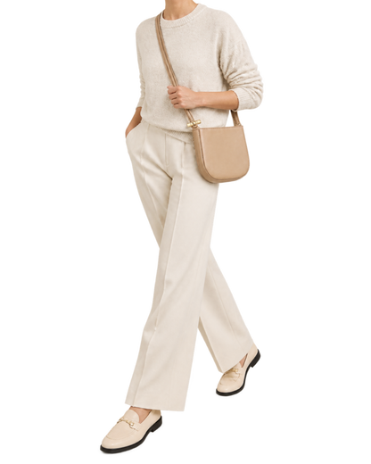 Le Roseau S Crossbody bag Root - Leather