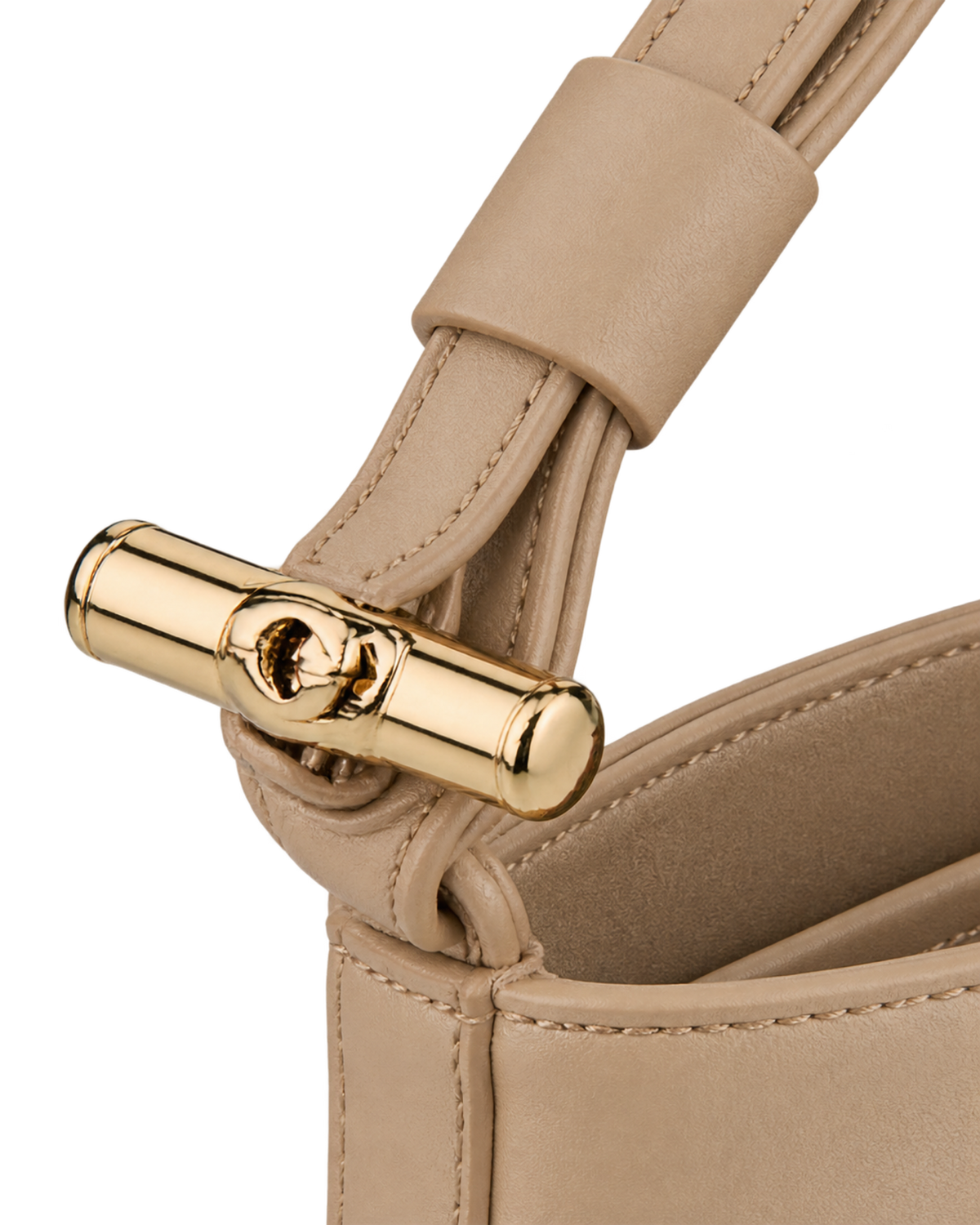 Le Roseau S Crossbody bag Root - Leather