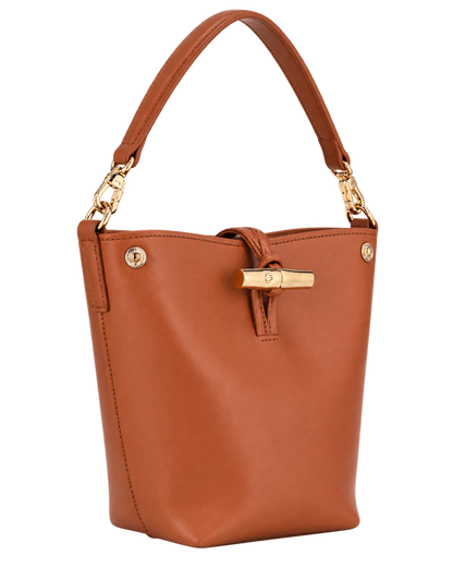 Le Roseau XS Bucket bag Bark - Leather