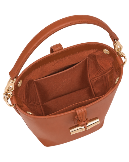 Le Roseau XS Bucket bag Bark - Leather