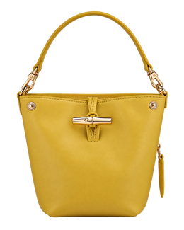 Le Roseau XS Bucket bag Ginger - Leather