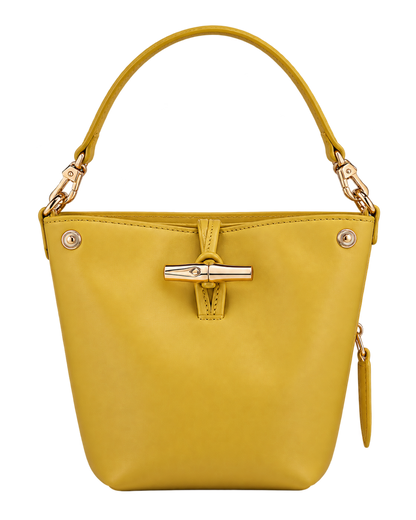 Le Roseau XS Bucket bag Ginger - Leather