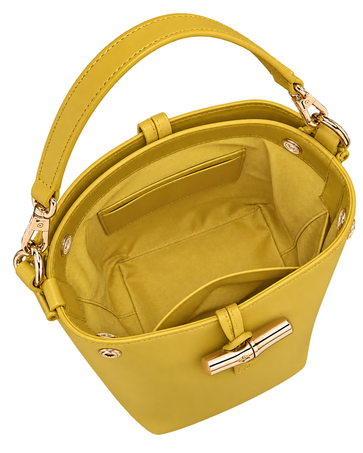 Le Roseau XS Bucket bag Ginger - Leather