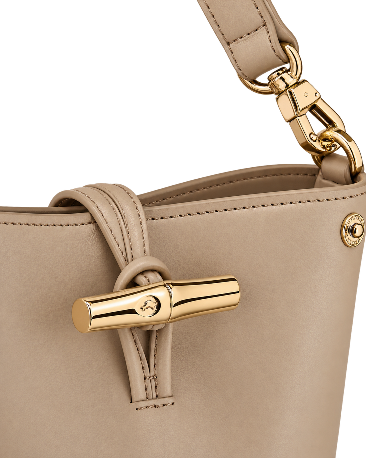 Le Roseau XS Bucket bag Root - Leather