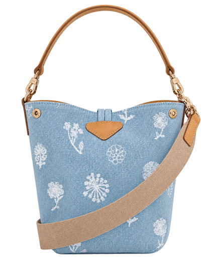 Le Roseau XS Bucket bag Sky Blue - Canvas