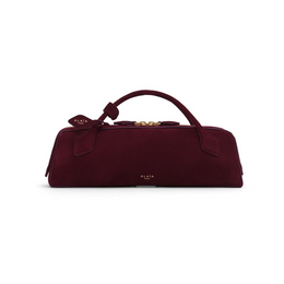 LE TECKEL CLUTCH IN SUEDE