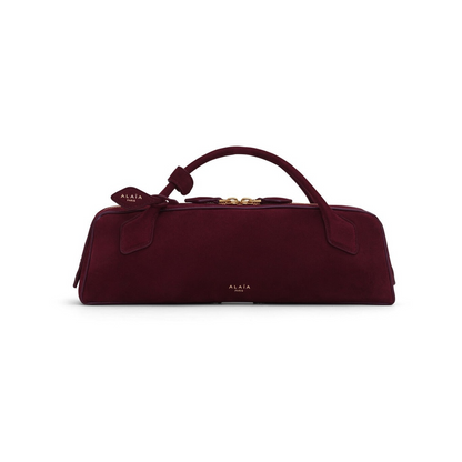 LE TECKEL CLUTCH IN SUEDE