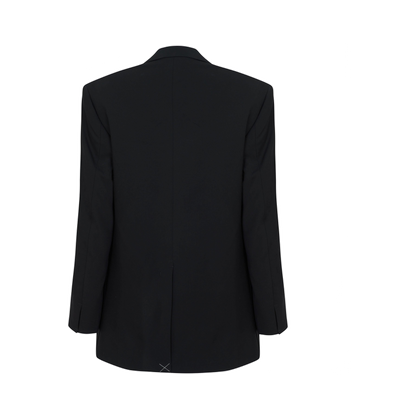 Le Veste D'Homme Oversized Wool Long Sleeve Blazer