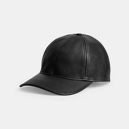 Leather Baseball Hat
