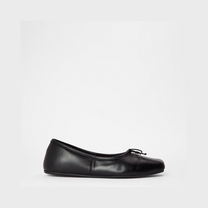 Leather Brigitte Ballerina Pumps