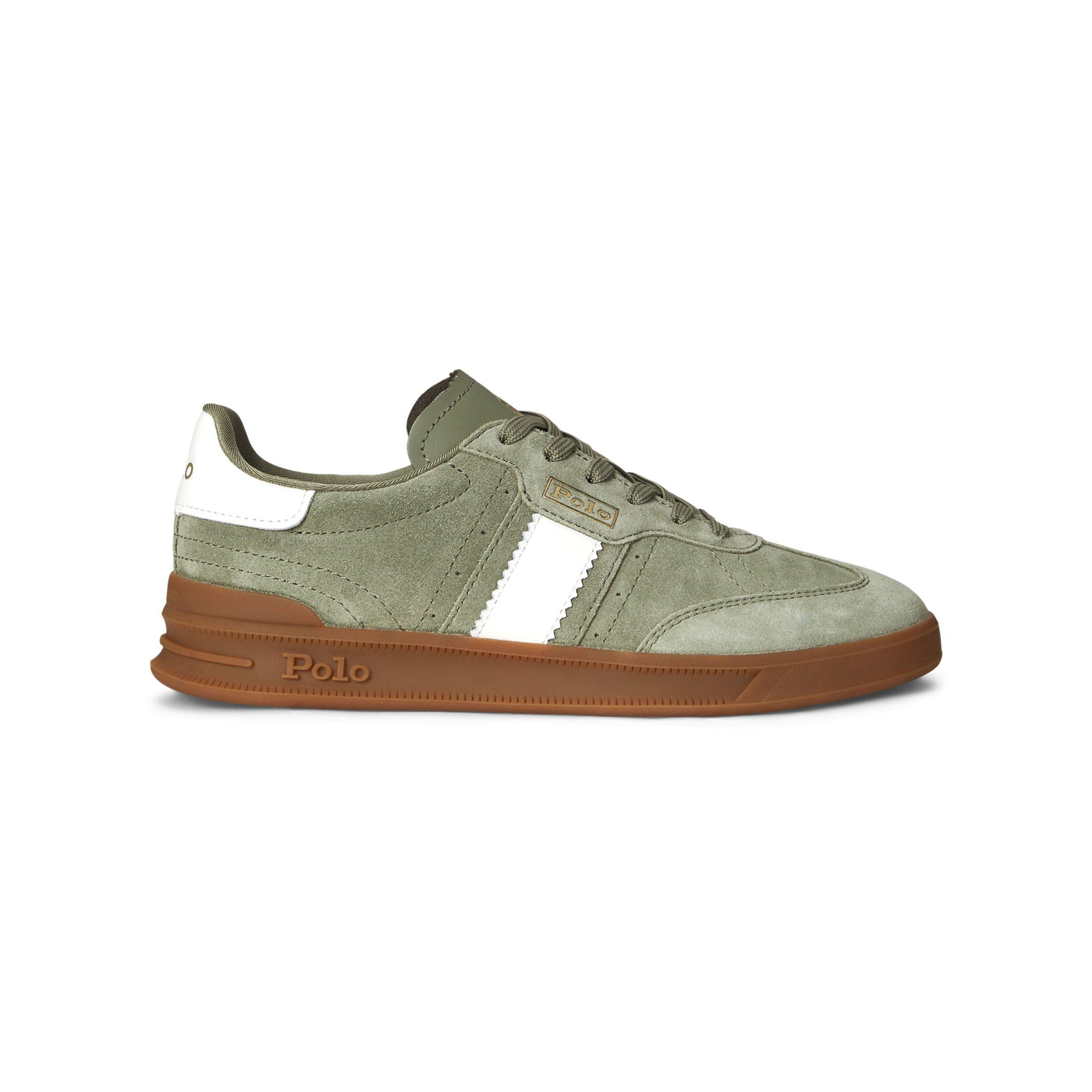 Leather Court Trainers
