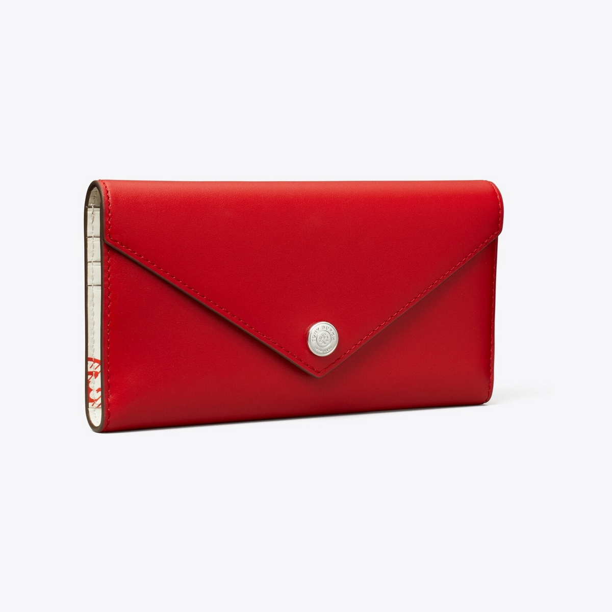Leather Envelope Long Wallet