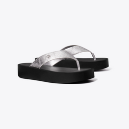 Leather Platform Flip Flop