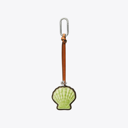 Leather Shell Bag Charm