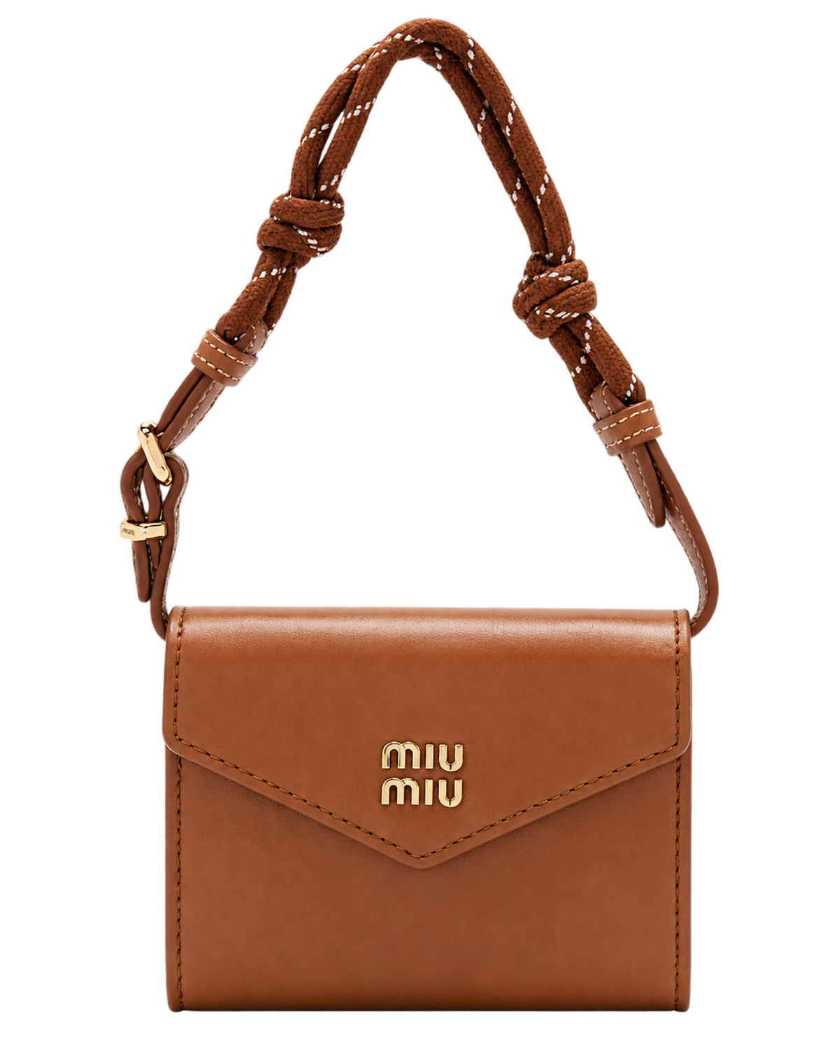 Leather shoulder wallet