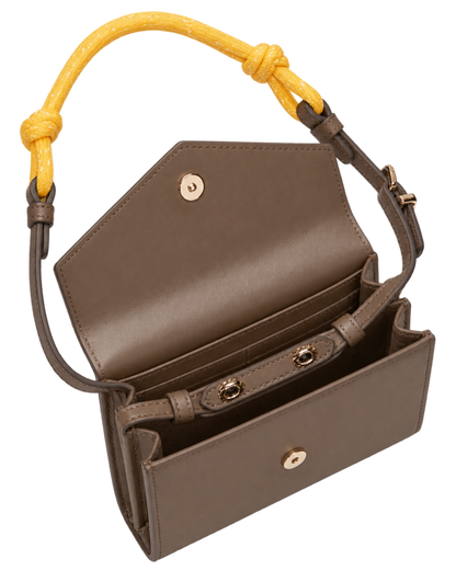 Leather shoulder wallet