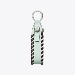 Leather Woven Bag Charm
