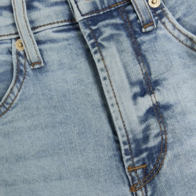 Light Blue High Rise Tummy Hold Flare Jeans