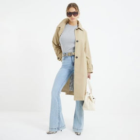 Light Blue High Rise Tummy Hold Flare Jeans