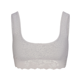 Lightweight Cotton Lace Scoop Bralette
