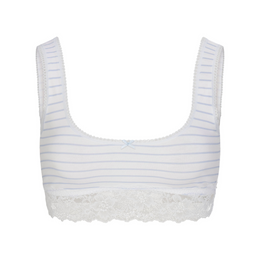 Lightweight Cotton Lace Scoop Bralette
