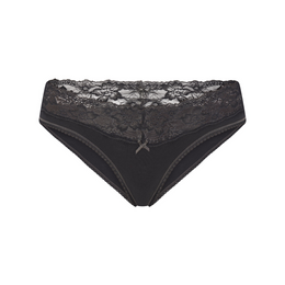 Lightweight Cotton Wide Lace Brief