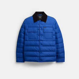 Lightweight Shirt Down Jacket In Recycled Polyester