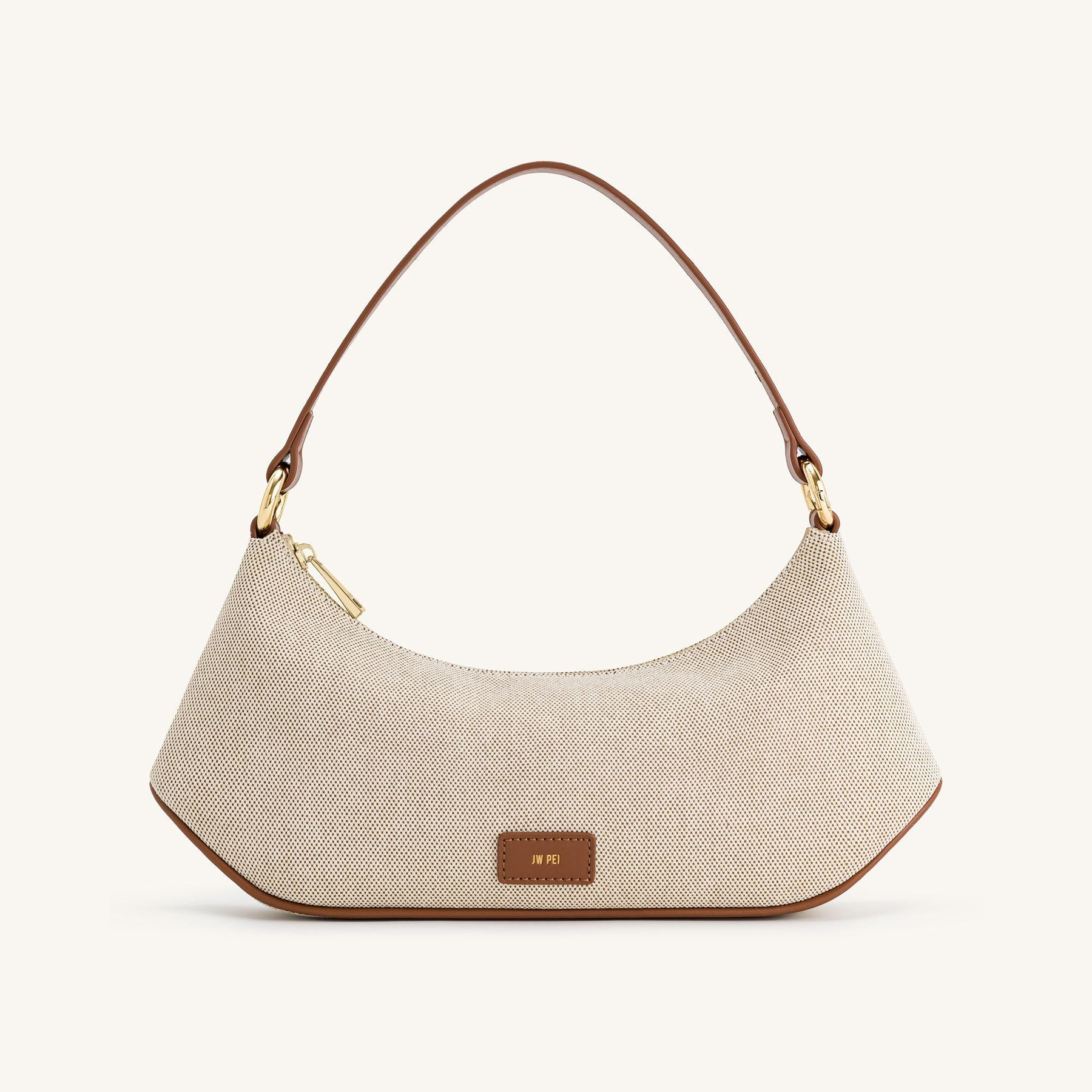 Lily Shoulder Bag - Brown Canvas