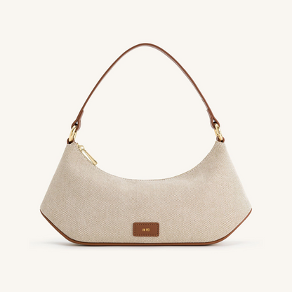 Lily Shoulder Bag - Brown Canvas