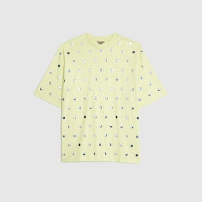Lime Short Sleeve Studded T-shirt